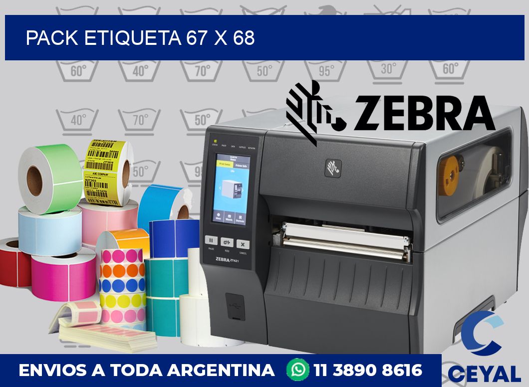 pack etiqueta 67 x 68