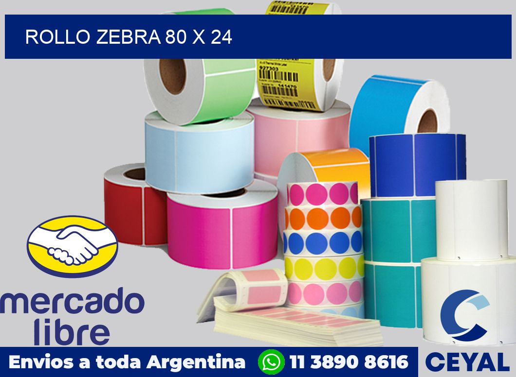 rollo zebra 80 x 24