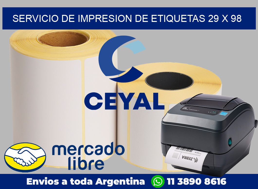 servicio de impresion de etiquetas 29 x 98