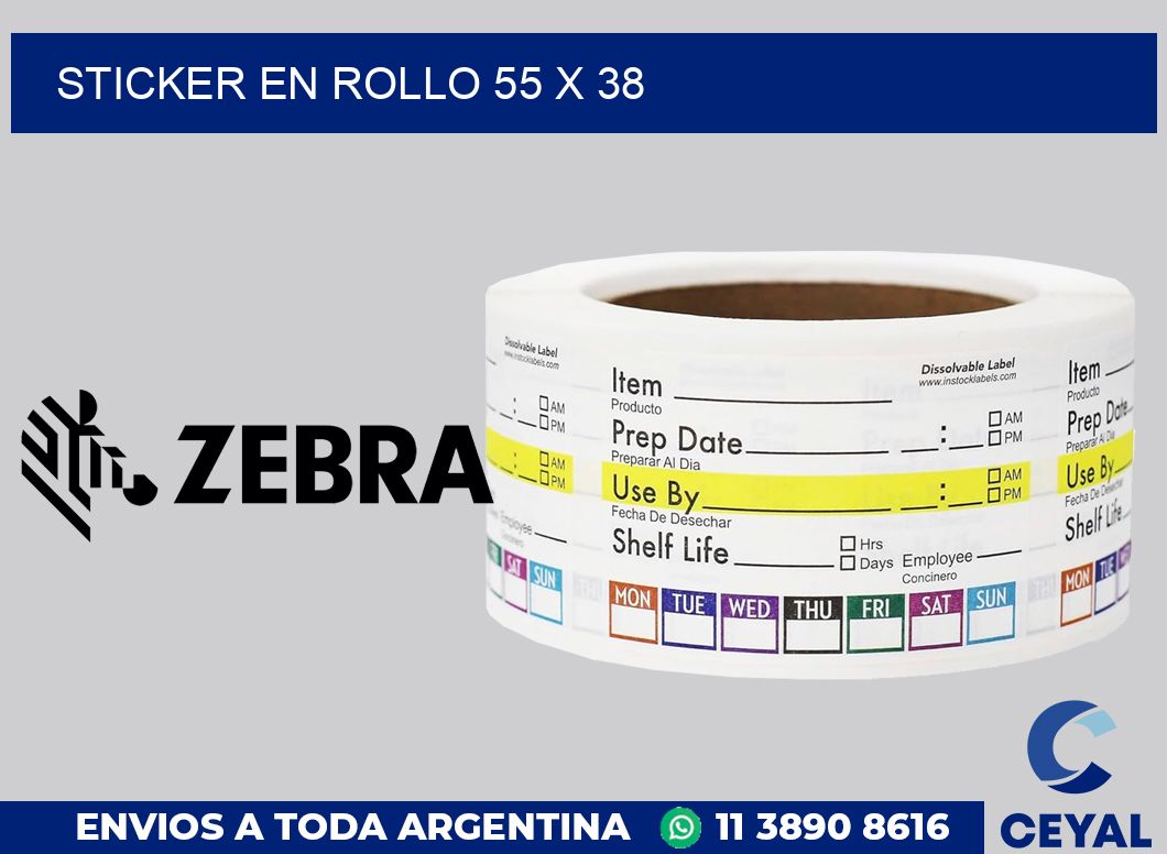 sticker en rollo 55 x 38