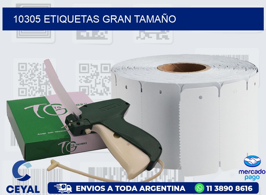 10305 ETIQUETAS GRAN TAMAÑO