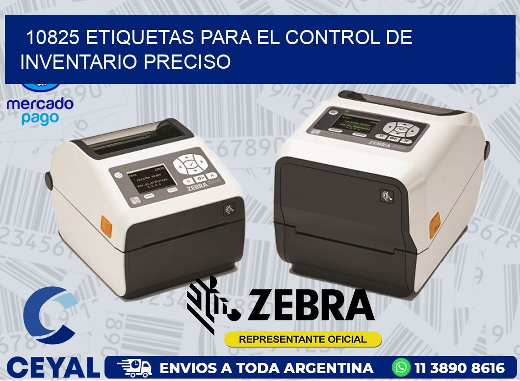 10825 ETIQUETAS PARA EL CONTROL DE INVENTARIO PRECISO