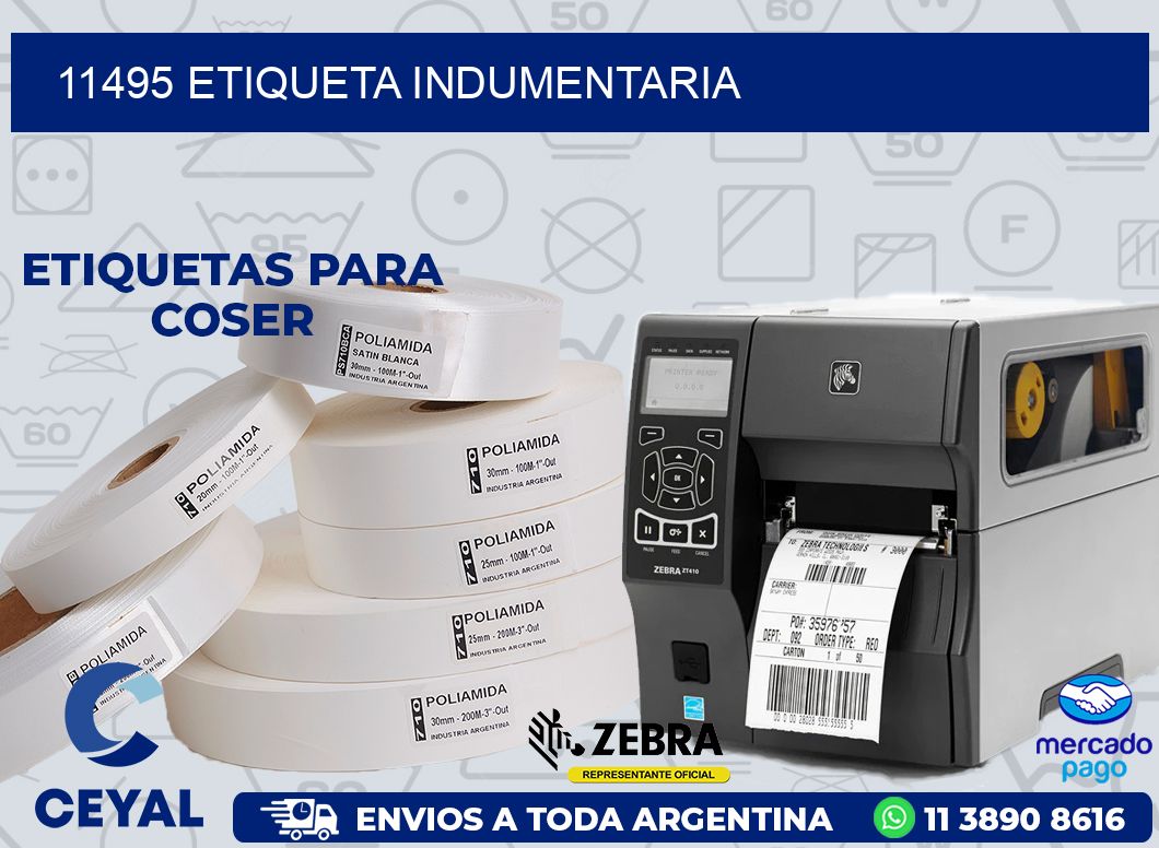 11495 ETIQUETA INDUMENTARIA