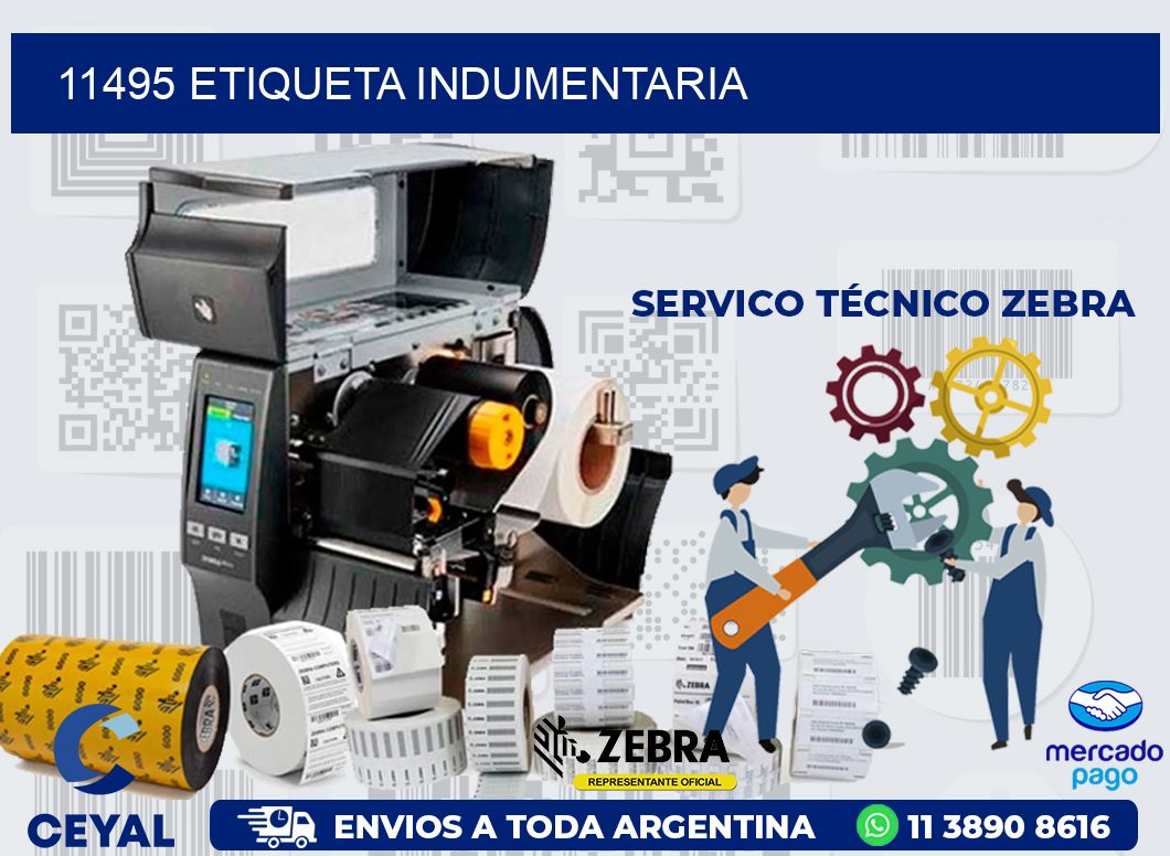 11495 ETIQUETA INDUMENTARIA