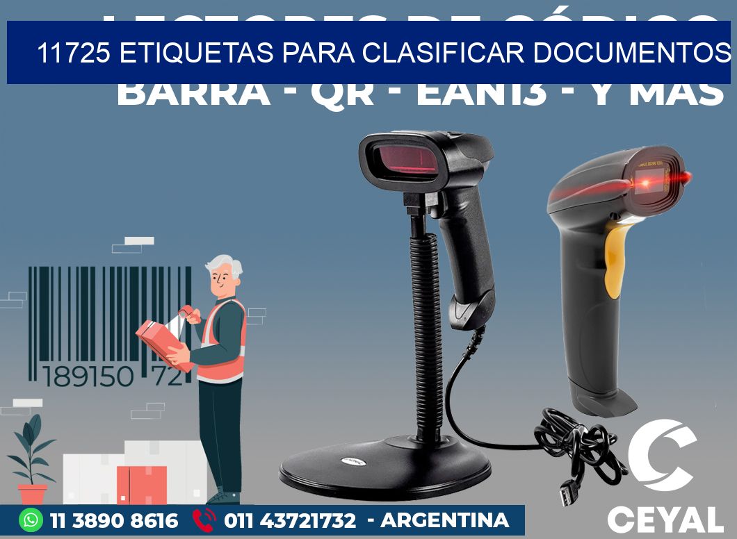 11725 ETIQUETAS PARA CLASIFICAR DOCUMENTOS