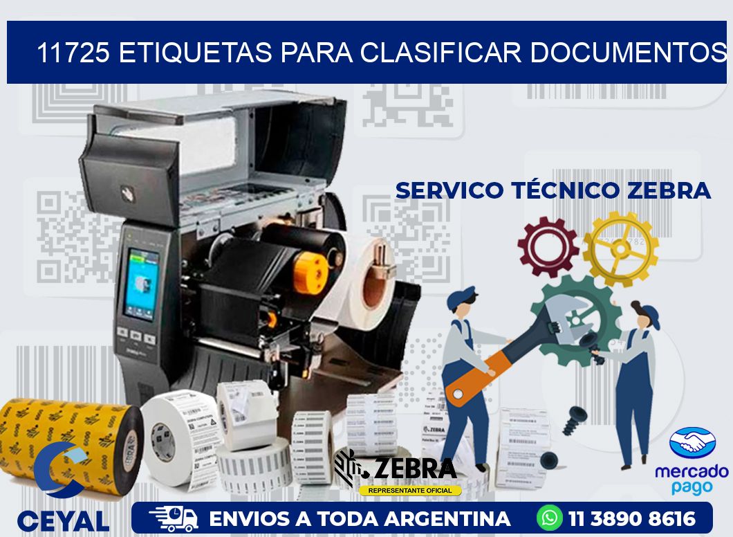 11725 ETIQUETAS PARA CLASIFICAR DOCUMENTOS