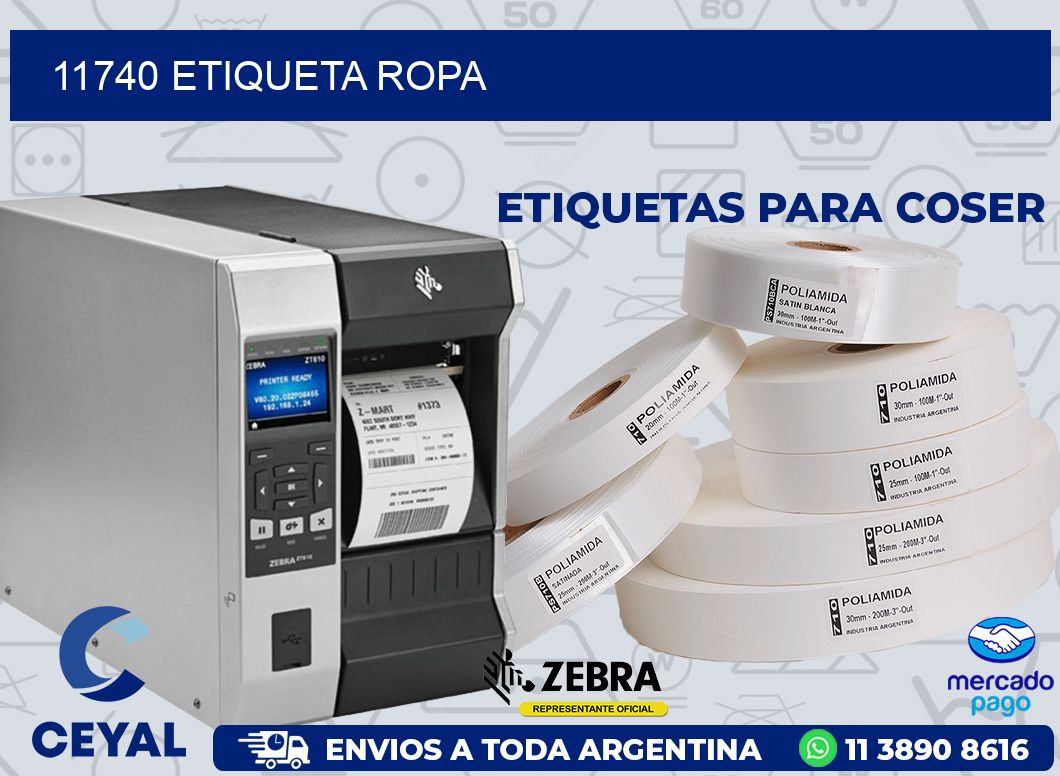 11740 ETIQUETA ROPA