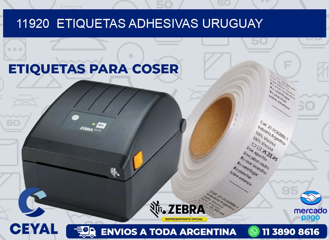 11920  ETIQUETAS ADHESIVAS URUGUAY