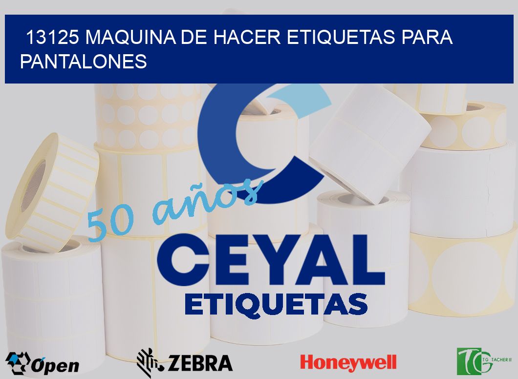 13125 MAQUINA DE HACER ETIQUETAS PARA PANTALONES
