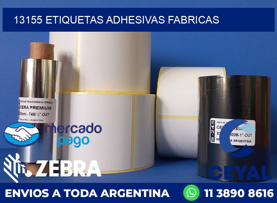 13155 ETIQUETAS ADHESIVAS FABRICAS