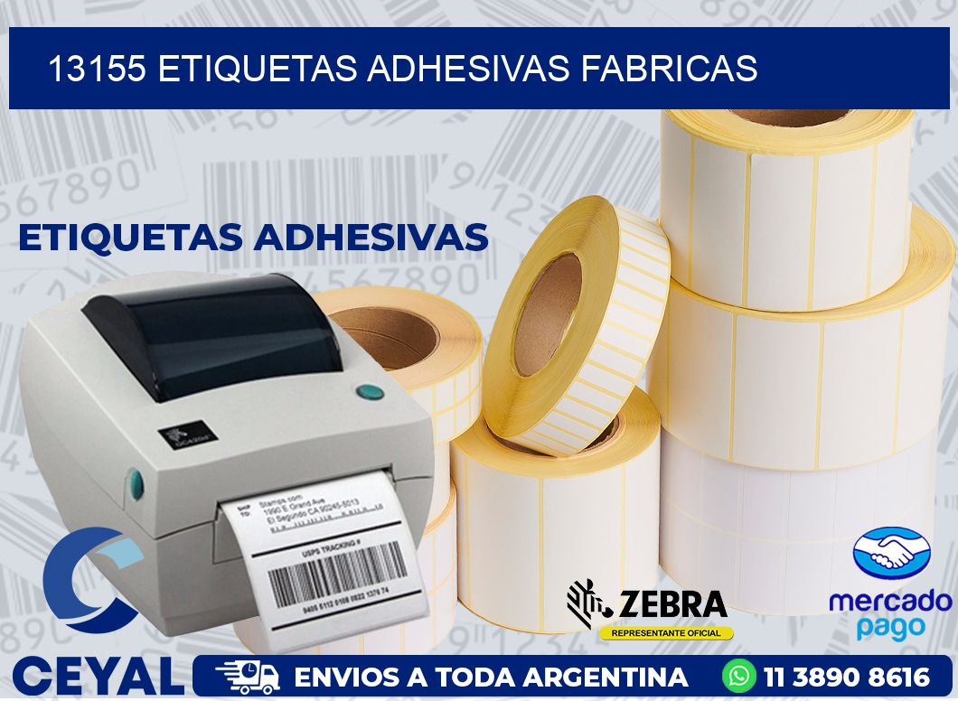 13155 ETIQUETAS ADHESIVAS FABRICAS