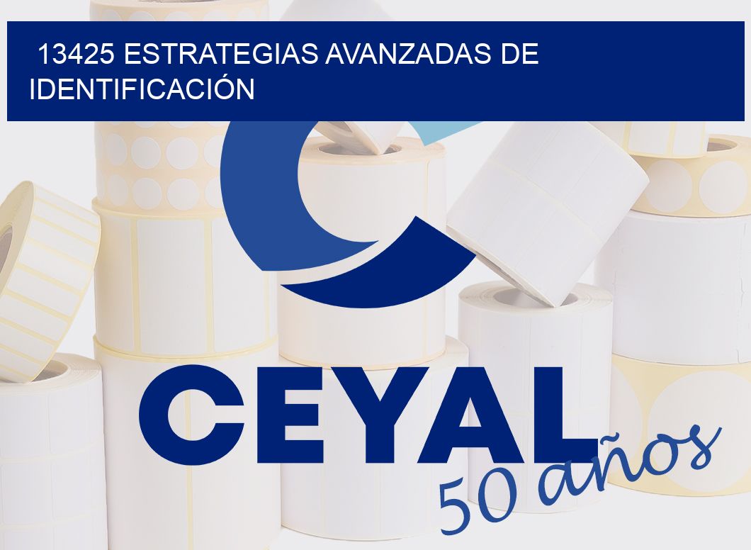 13425 ESTRATEGIAS AVANZADAS DE IDENTIFICACIÓN