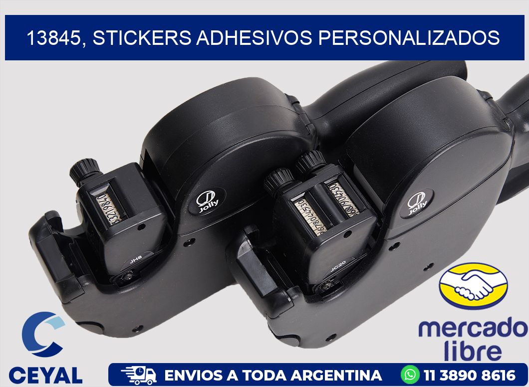 13845, stickers adhesivos personalizados