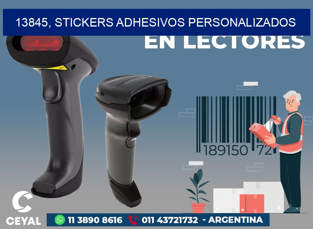 13845, stickers adhesivos personalizados