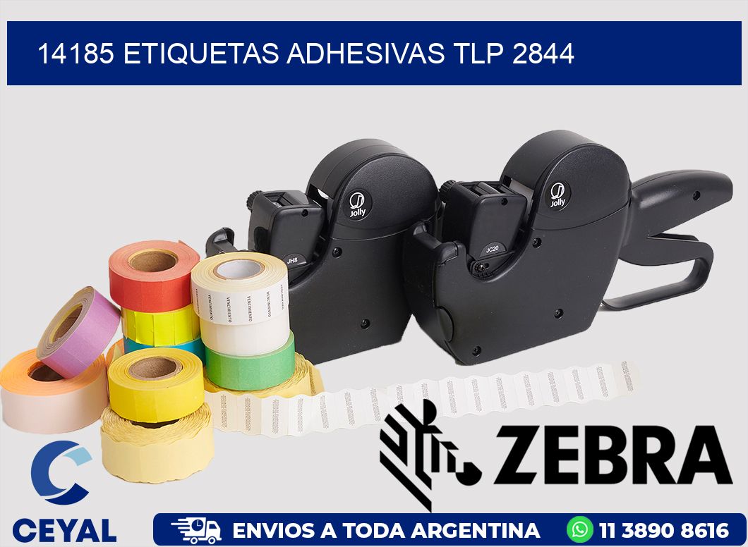 14185 ETIQUETAS ADHESIVAS TLP 2844
