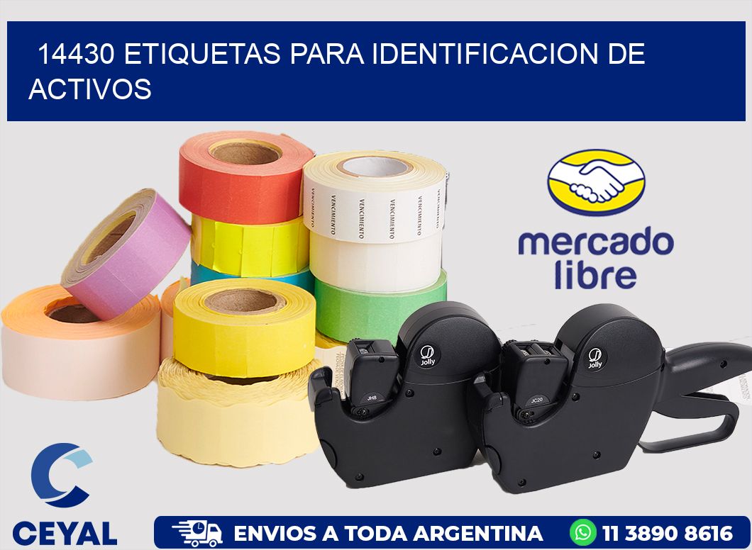 14430 ETIQUETAS PARA IDENTIFICACION DE ACTIVOS