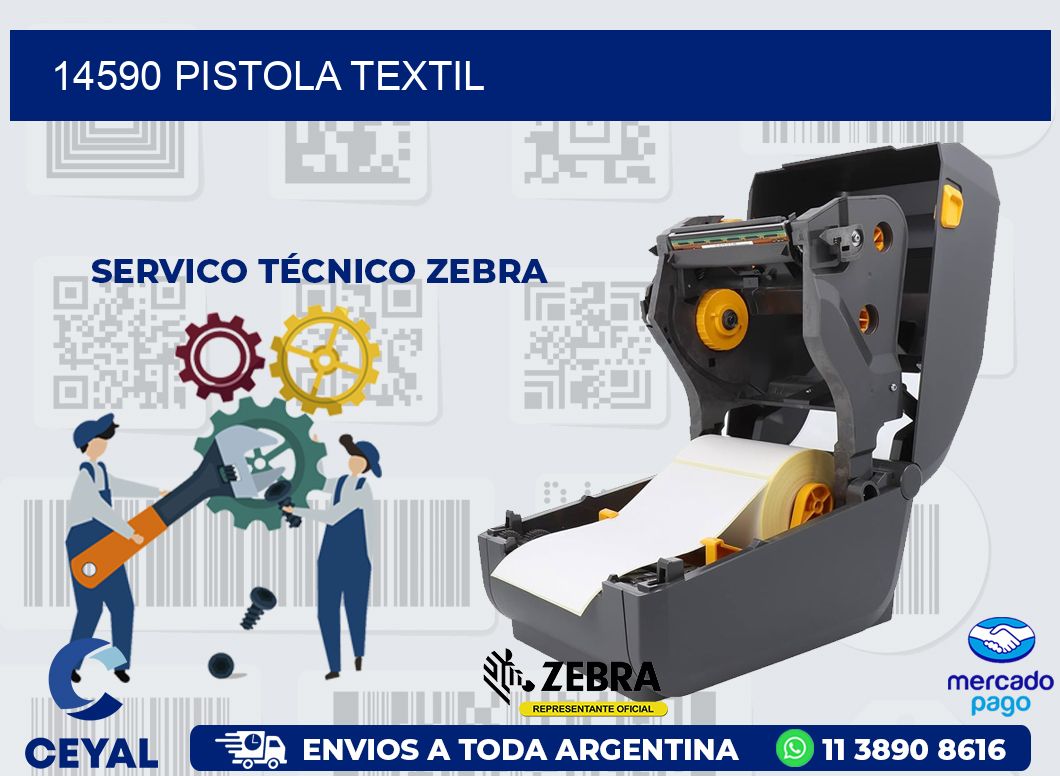 14590 PISTOLA TEXTIL
