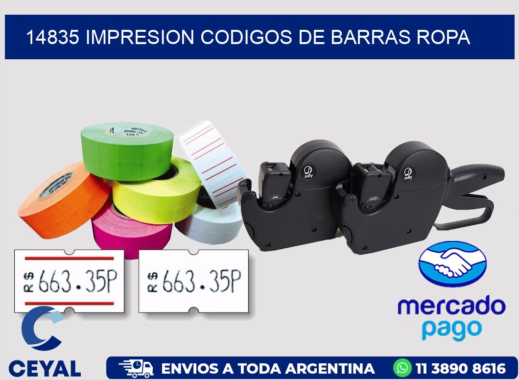 14835 IMPRESION CODIGOS DE BARRAS ROPA