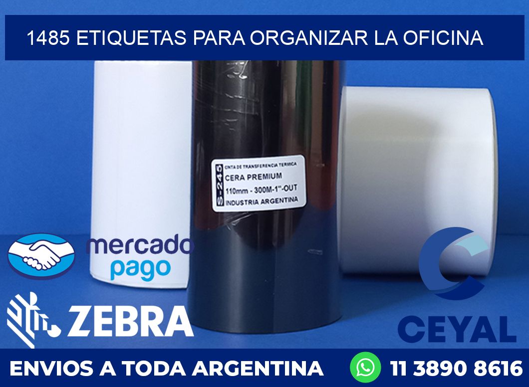 1485 ETIQUETAS PARA ORGANIZAR LA OFICINA
