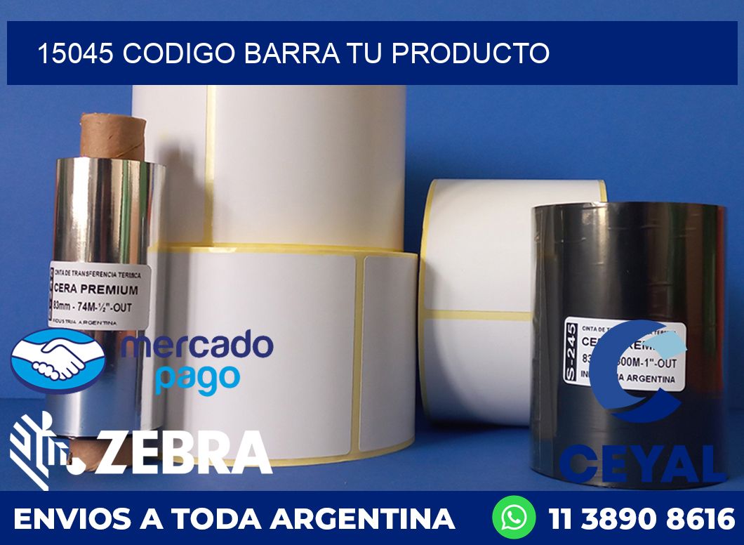 15045 CODIGO BARRA TU PRODUCTO