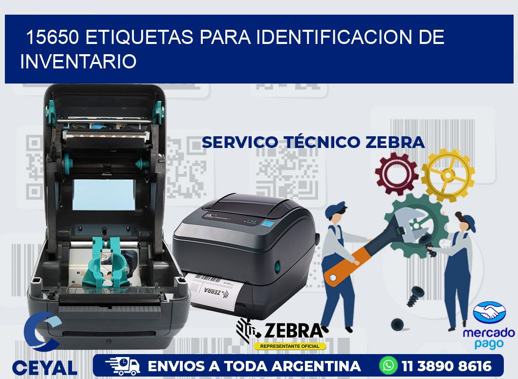 15650 ETIQUETAS PARA IDENTIFICACION DE INVENTARIO