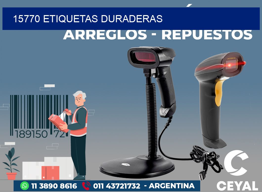 15770 ETIQUETAS DURADERAS