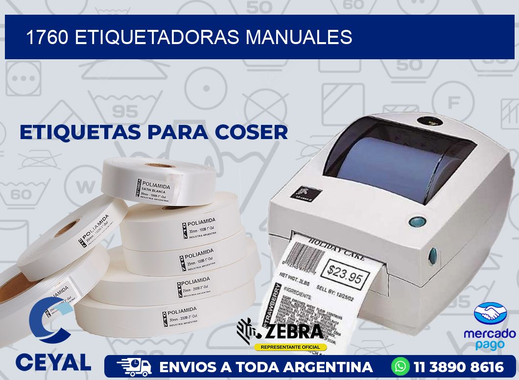 1760 ETIQUETADORAS MANUALES