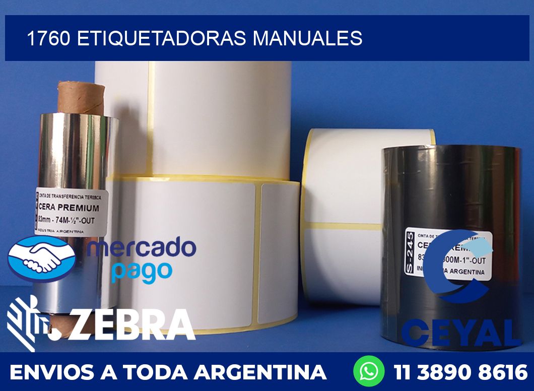 1760 ETIQUETADORAS MANUALES