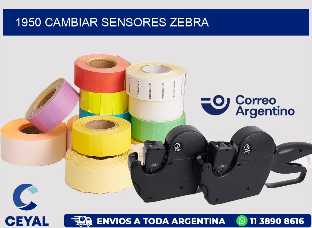 1950 CAMBIAR SENSORES ZEBRA