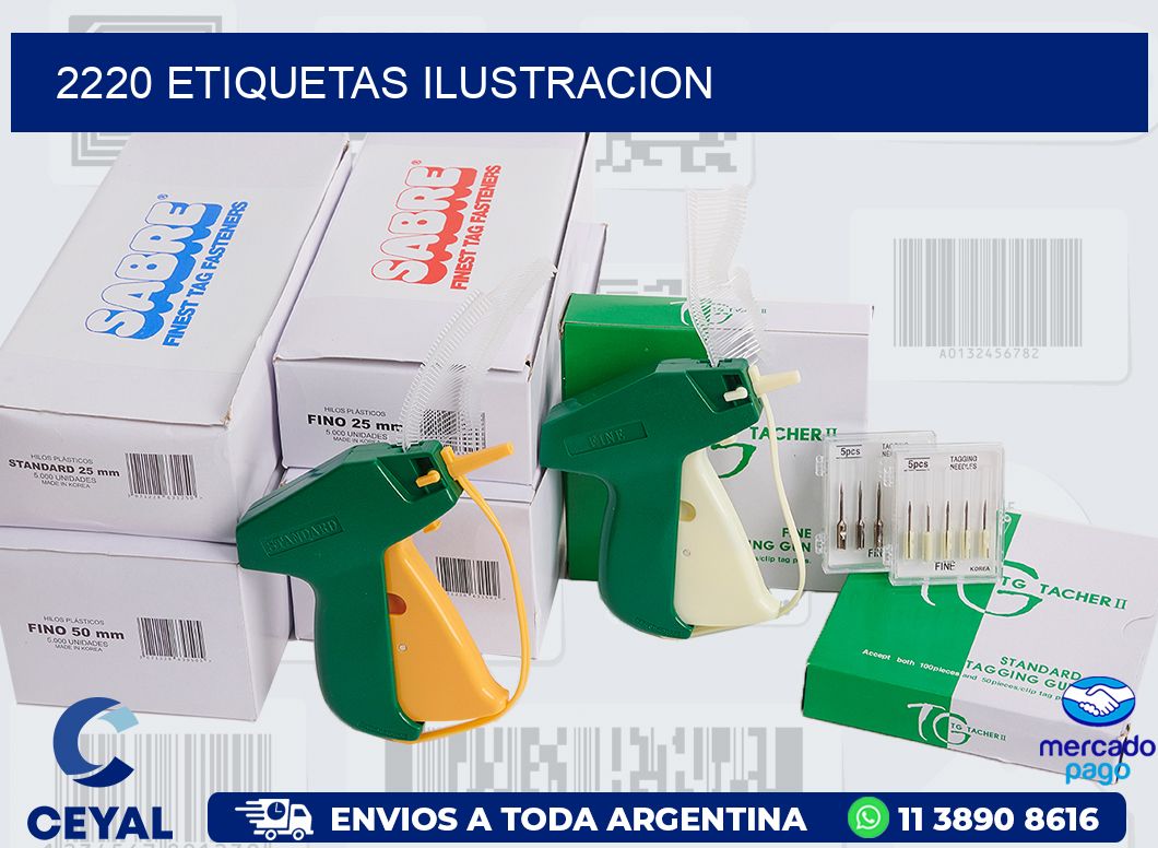 2220 ETIQUETAS ILUSTRACION