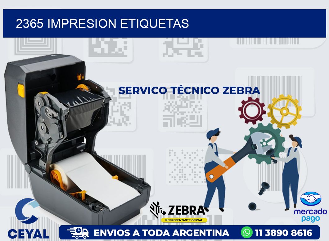2365 IMPRESION ETIQUETAS