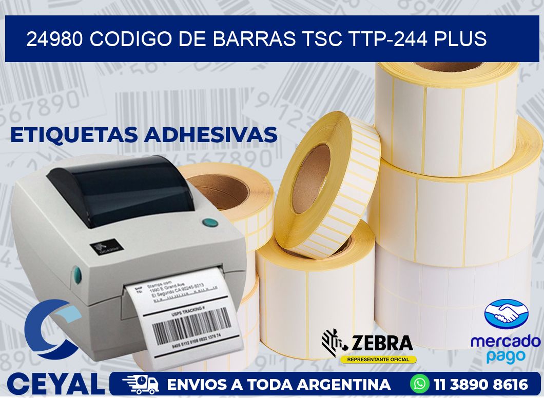 24980 CODIGO DE BARRAS TSC TTP-244 PLUS