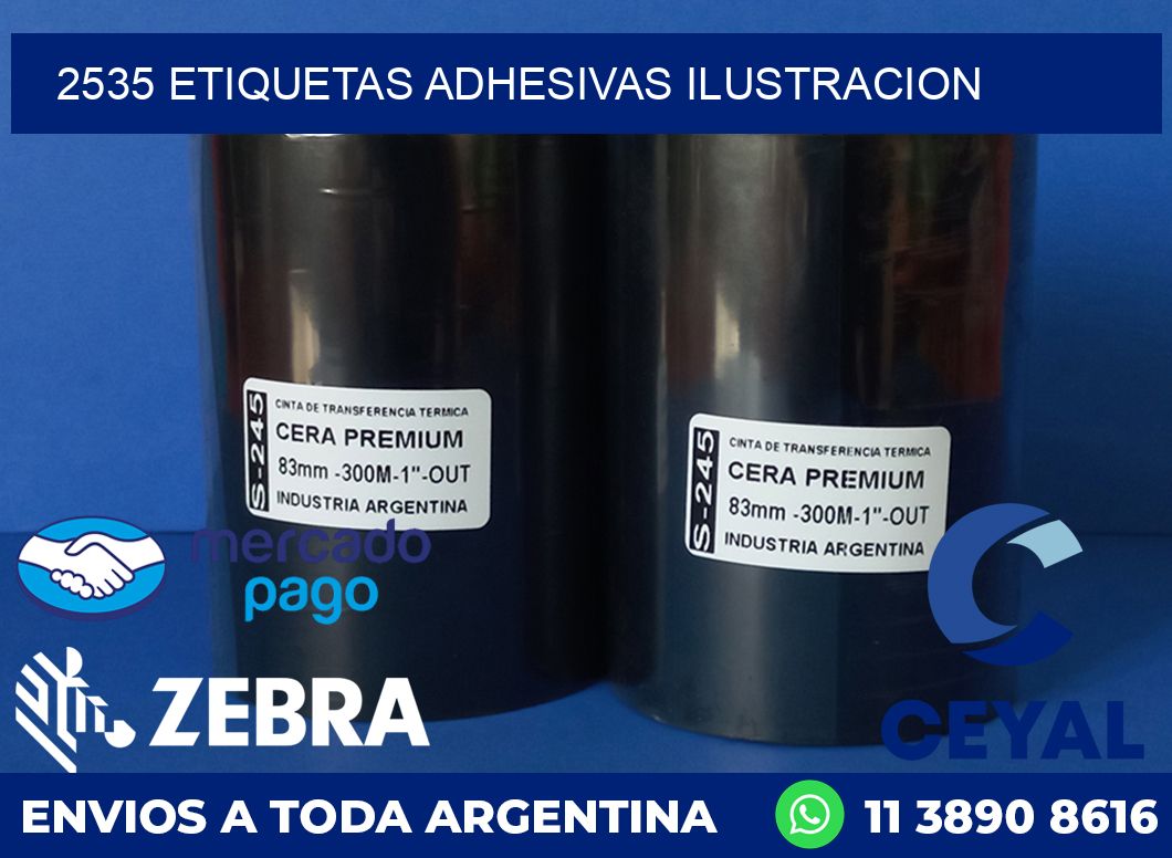 2535 ETIQUETAS ADHESIVAS ILUSTRACION