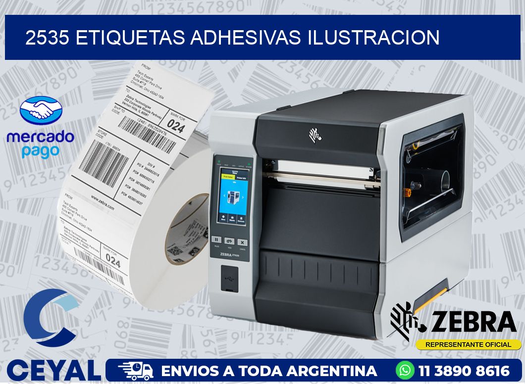 2535 ETIQUETAS ADHESIVAS ILUSTRACION