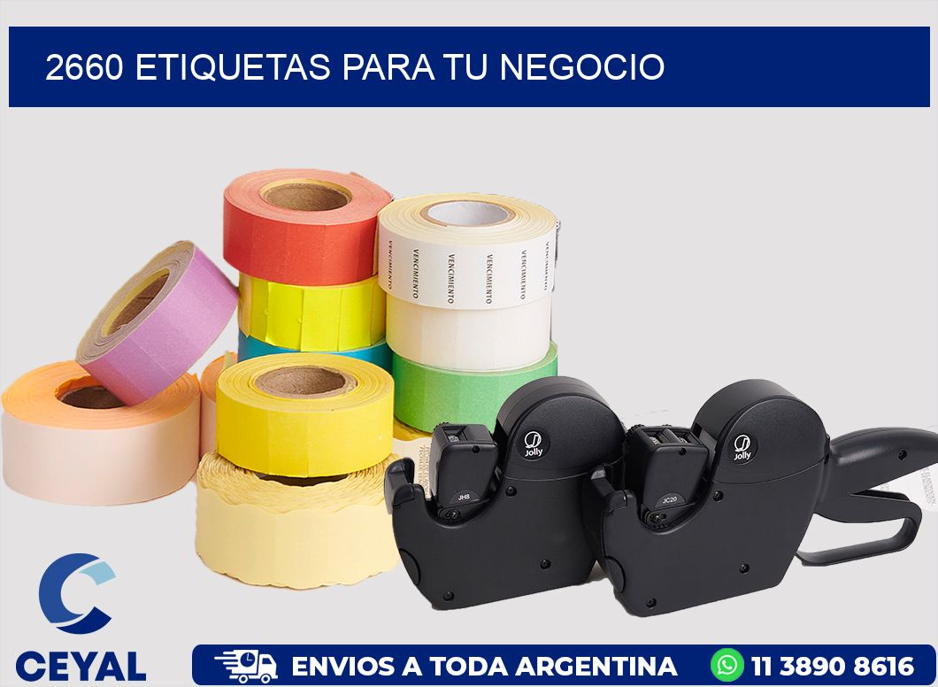 2660 ETIQUETAS PARA TU NEGOCIO