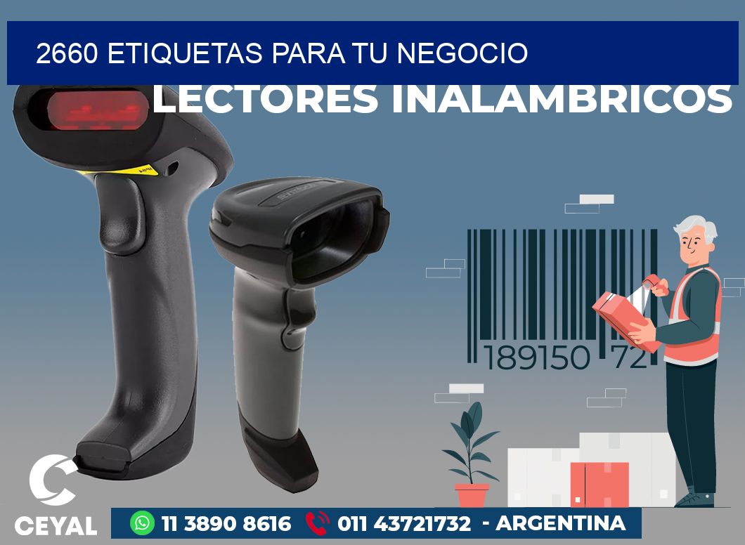 2660 ETIQUETAS PARA TU NEGOCIO