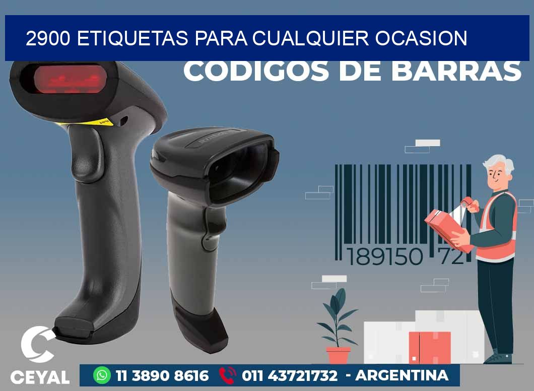 2900 ETIQUETAS PARA CUALQUIER OCASION
