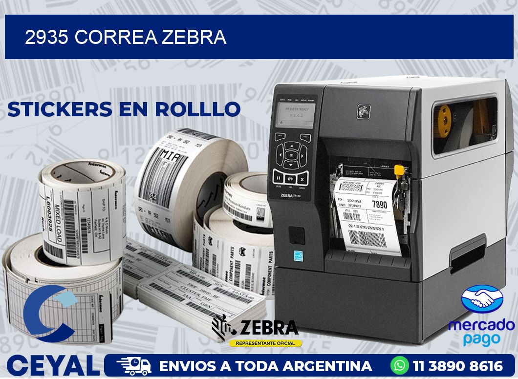 2935 CORREA ZEBRA