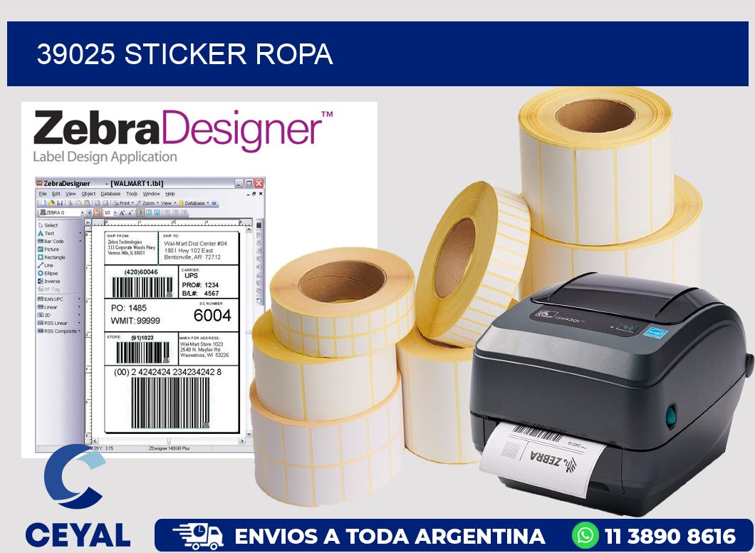 39025 STICKER ROPA
