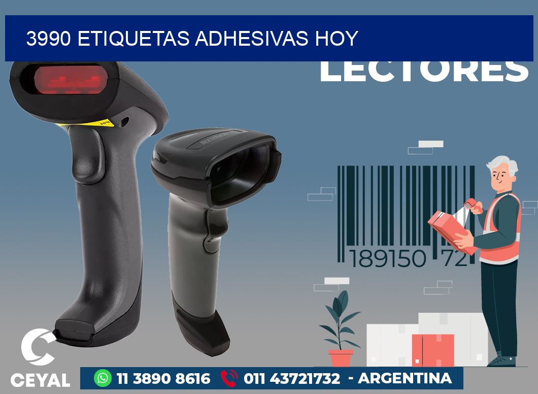 3990 ETIQUETAS ADHESIVAS HOY