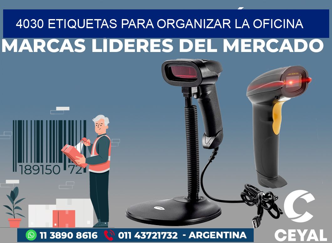 4030 ETIQUETAS PARA ORGANIZAR LA OFICINA