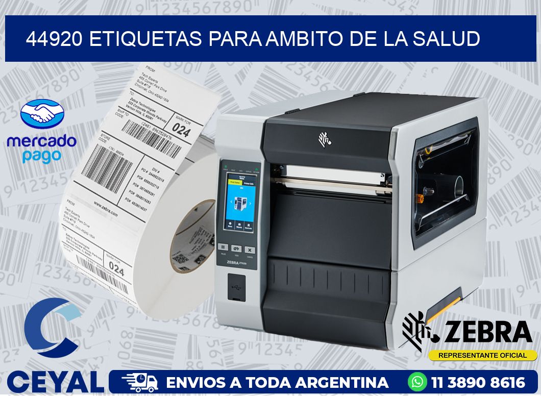 44920 ETIQUETAS PARA AMBITO DE LA SALUD
