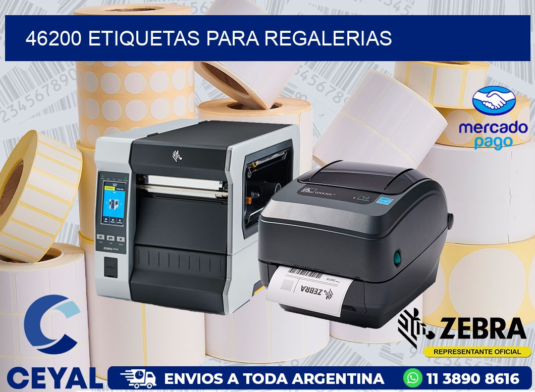 46200 ETIQUETAS PARA REGALERIAS
