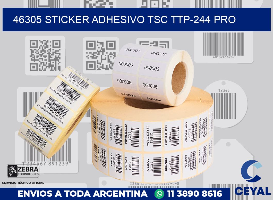46305 STICKER ADHESIVO TSC TTP-244 PRO