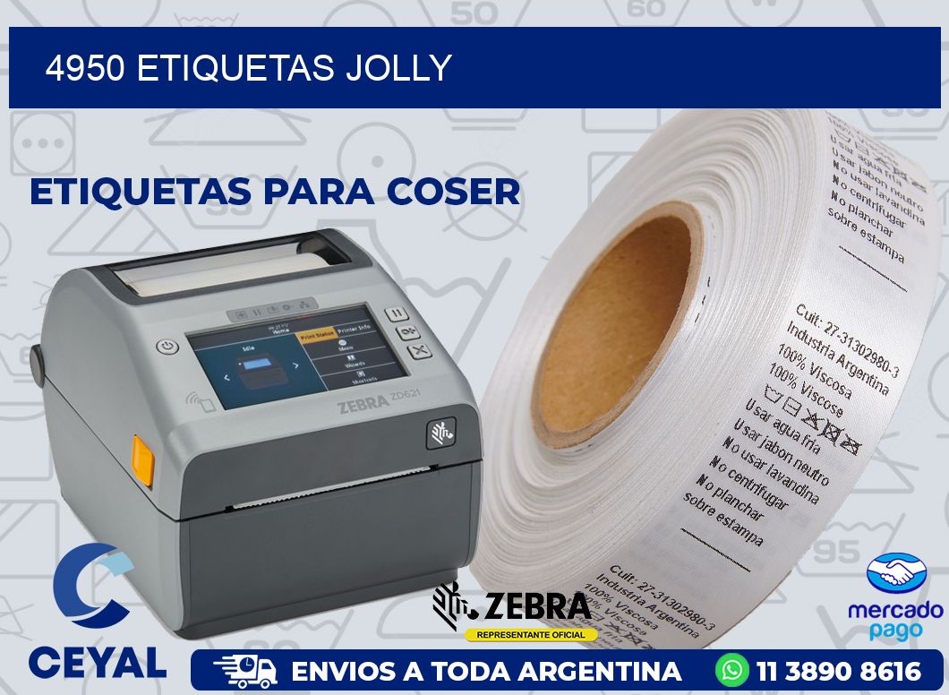 4950 ETIQUETAS JOLLY