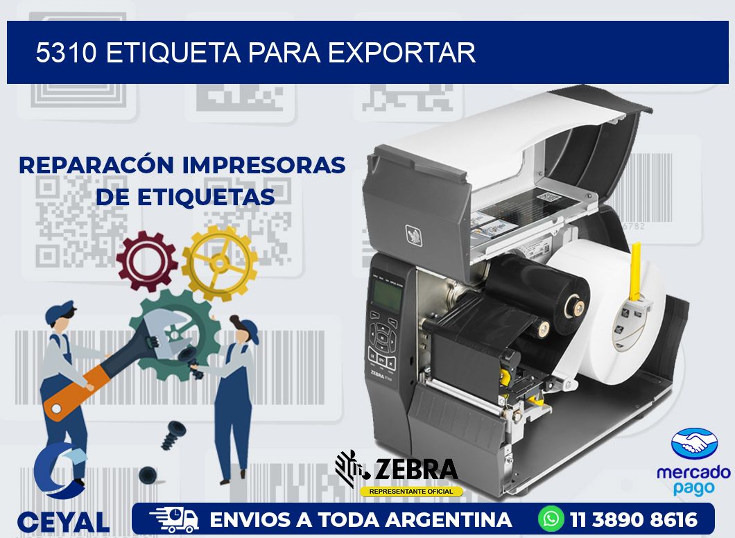 5310 ETIQUETA PARA EXPORTAR