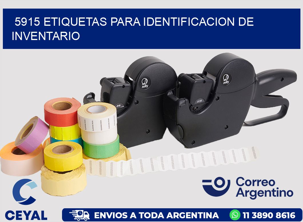 5915 ETIQUETAS PARA IDENTIFICACION DE INVENTARIO