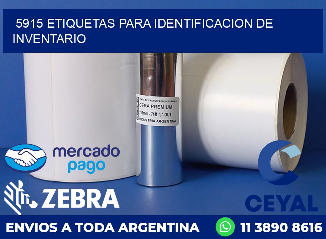 5915 ETIQUETAS PARA IDENTIFICACION DE INVENTARIO