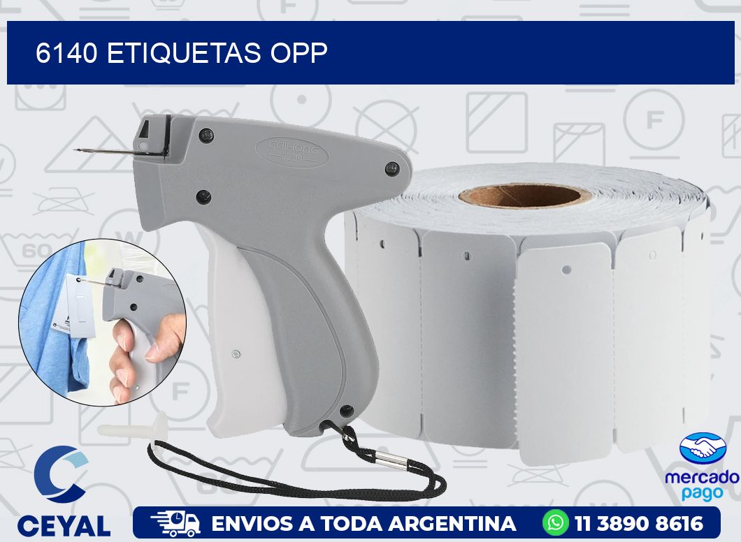 6140 ETIQUETAS OPP