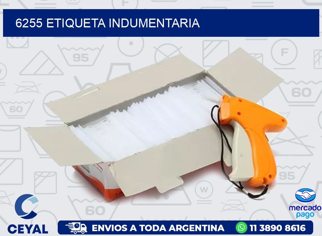 6255 ETIQUETA INDUMENTARIA